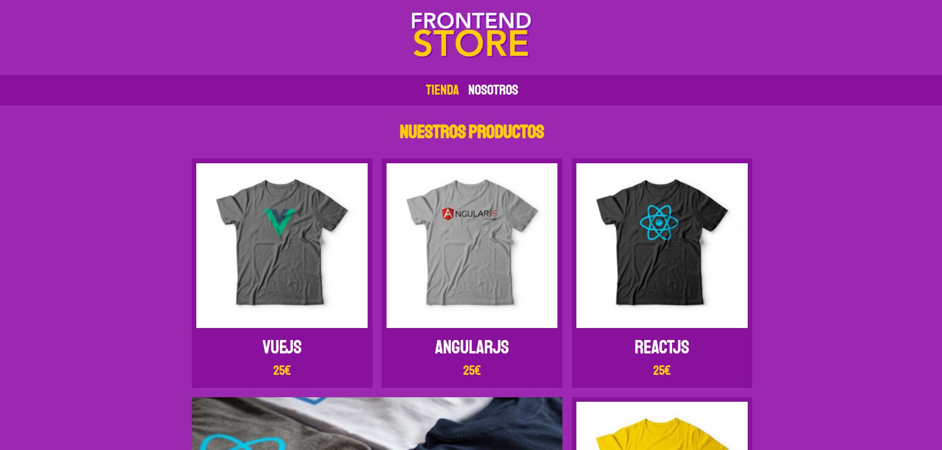 Proyecto FrontEnd Store