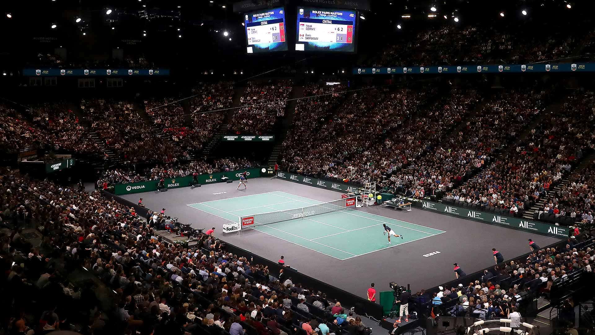 Cancha del Rolex Paris Masters